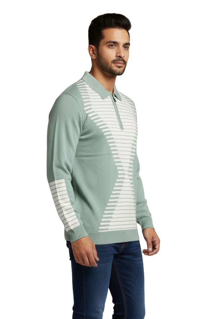 Cotton Collar T-shirt