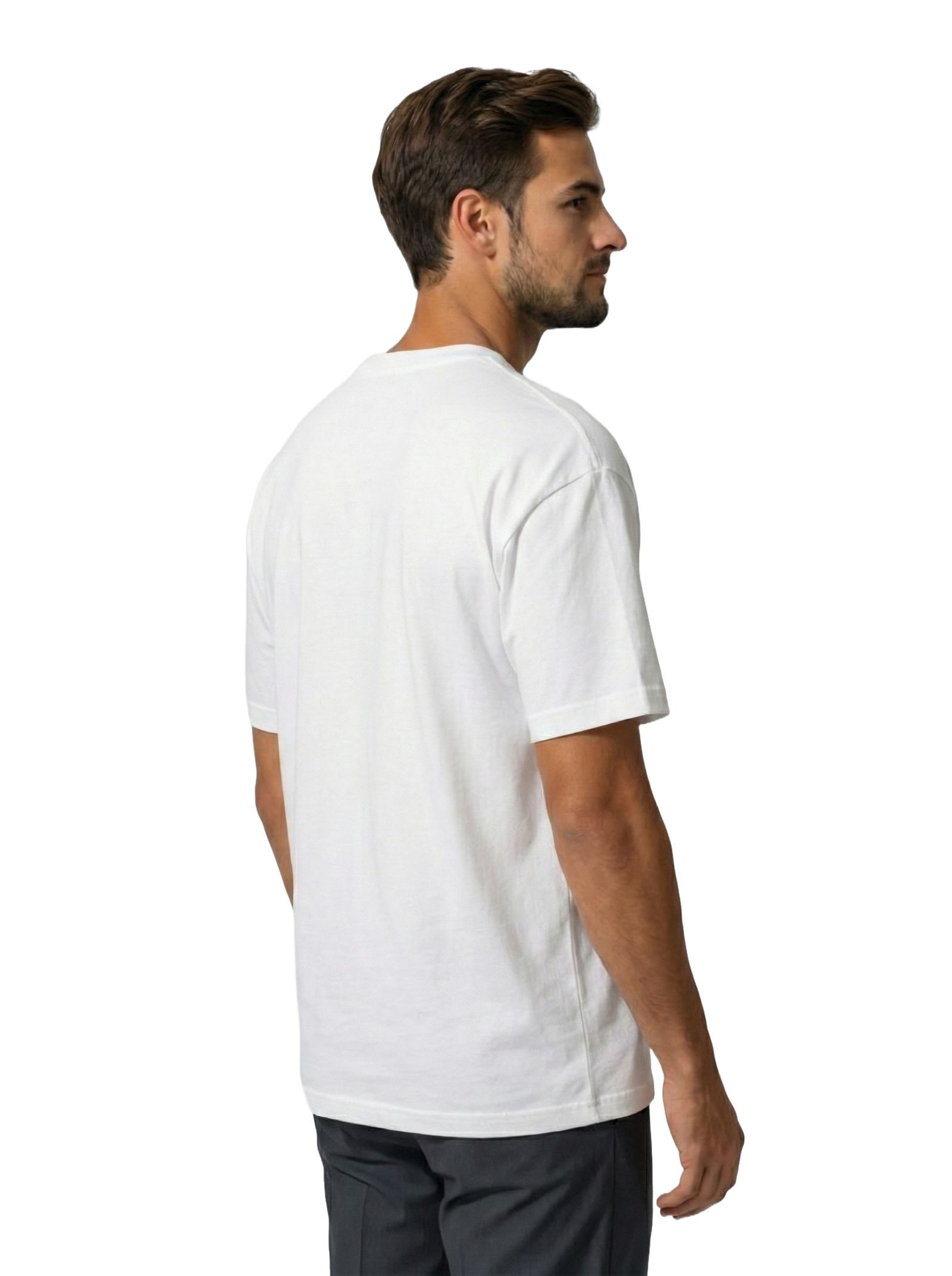 Cotton Over Size White T-shirt